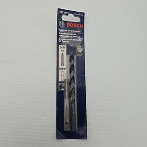 Bosch 3/8"‎ x 16 Plug Tap and 5/16" Drill Bit Set